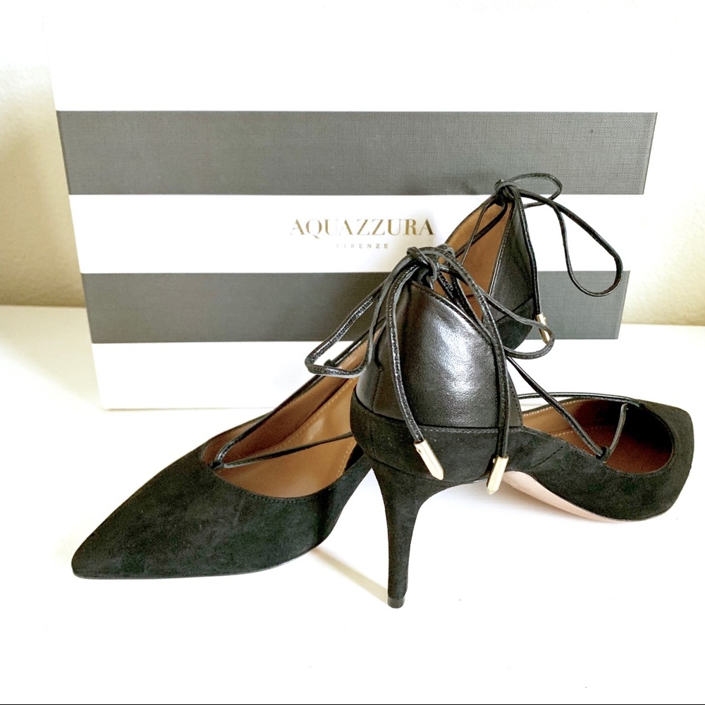 Aquazzura Fellini Leather Pumps